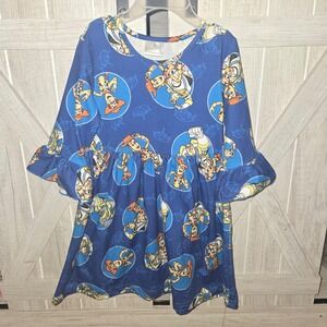 Disney Pixar Toy Story Toddler Dress Bell Sleeves Small